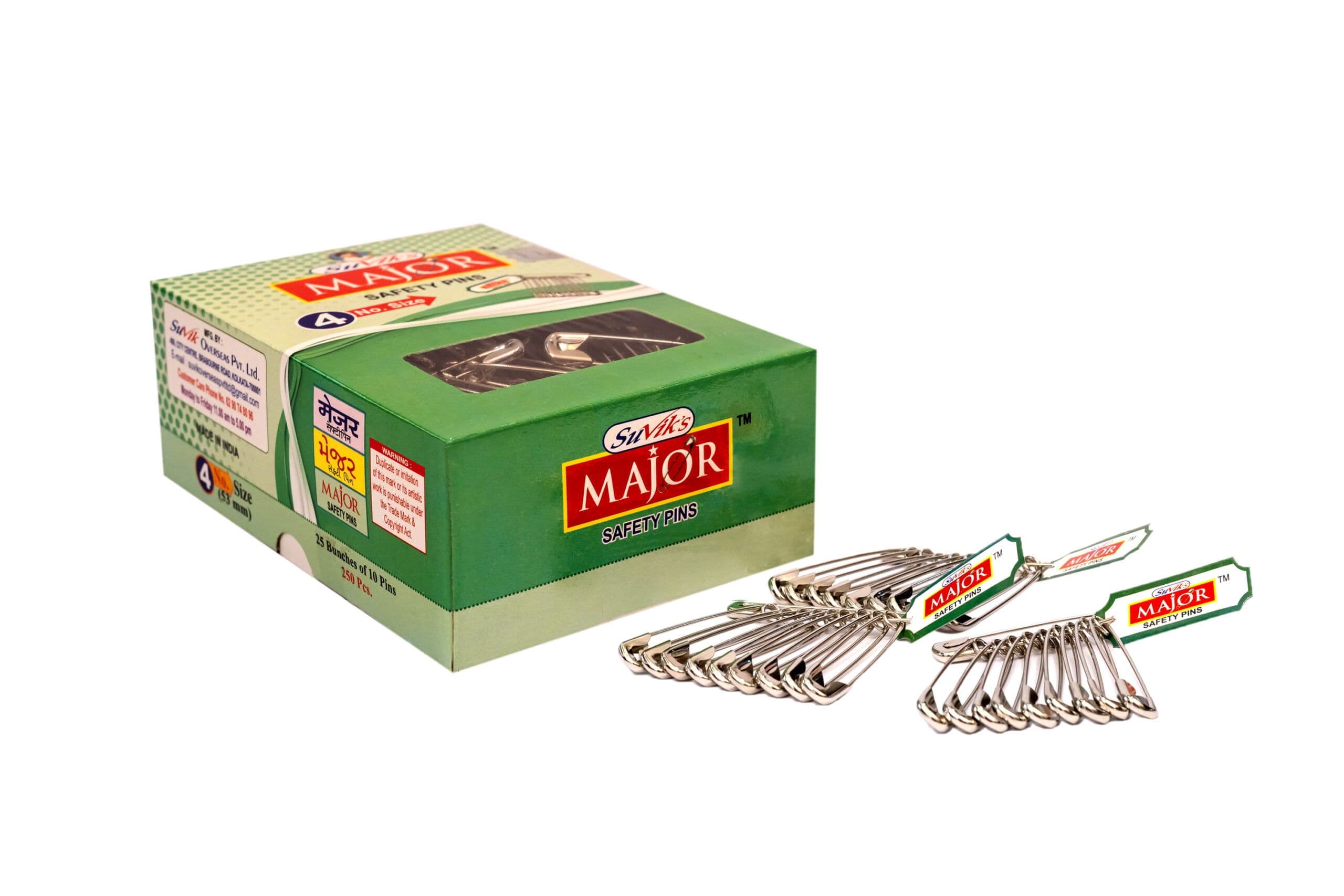 MAJOR Safety Pins Size - 4